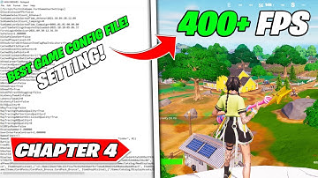 The BEST Game User Settings In Fortnite Chapter 4! 🔧 (0 Input Delay + High FPS BOOST)