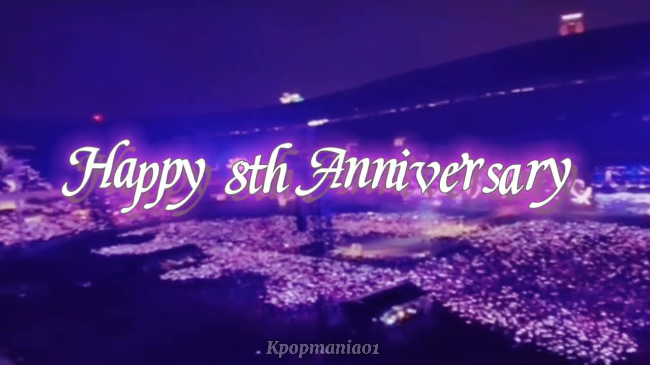 BTS Feel the magic in the air || Happy 8th Anniversary of BTS💜 || BTS PURPLE OCEAN
