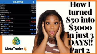 The EASIEST Forex Trading Strategy For Beginners | Grow Small Account Into Larger Account | Part 2