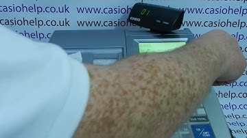 E001 Wrong Mode Error Message Casio TE-2200 / TE2200 / TE-2400 / TE2400 Cash Registers UK / USA