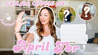 🌷Facetime Friends Pick my April TBR! 🌷🎀📚