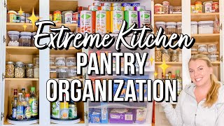 EXTREME KITCHEN PANTRY ORGANIZATION | DECLUTTER + ORGANIZE | PANTRY HAUL | ORGANIZE WITH ME by Bryannah Kay 2,774 views 1 year ago 22 minutes