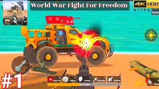 World War Fight For Freedom Gameplay || World War Fight For Freedom Android App iOS App Episode 1 screenshot 2