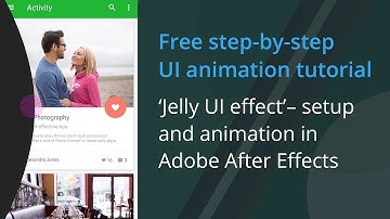Jelly UI Effect Setup and Animation in Adobe After Effects