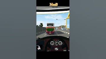 😭NooB vs ✴️Pro Scania Bus Driving ❤ #shorts