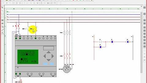 DOL Starter With Siemens Logo PLC
