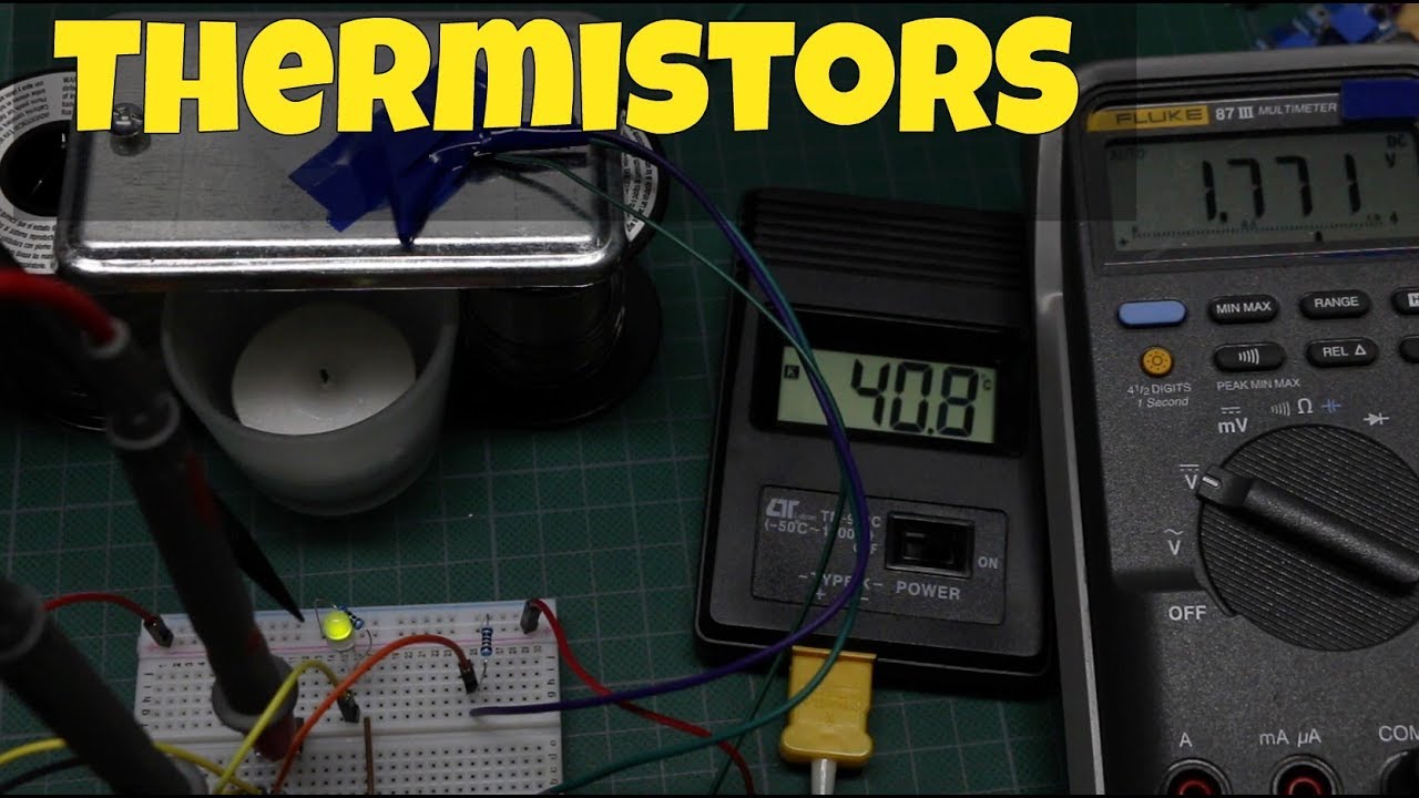 How To Use a Thermistor NTC MF52-103 - YouTube