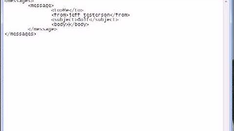 YouTube - XML in Flash Part 1 (basic structure of XML).flv