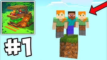 Craft World One Block Survival Walkthrough Gameplay Part 1 | Craft World - Building Craft