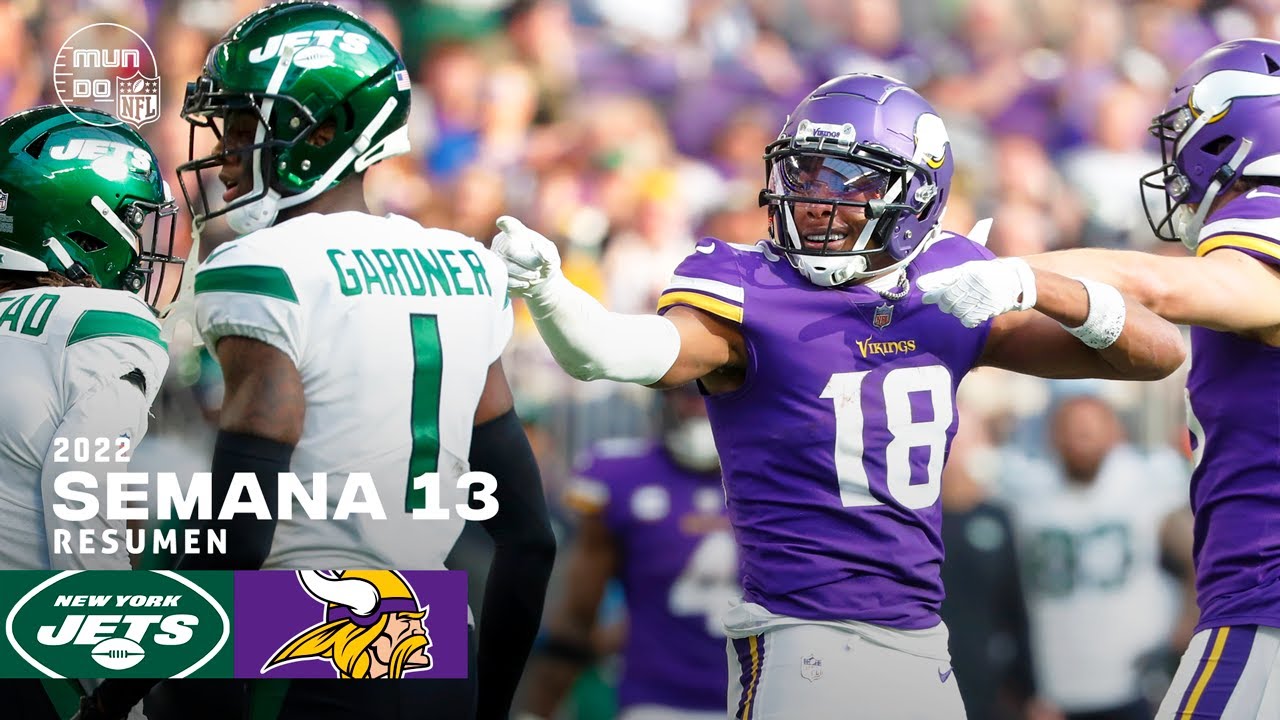 \ud83d\udd25New York Jets vs. Minnesota Vikings | Semana 13 NFL 2022 | Resumen  Highlights | 4 Dic, 22 - YouTube