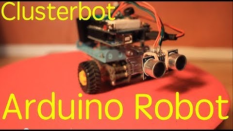 HC-SR04 Ultrasonic sensor - object avoiding Arduino robot. - ClusterBot