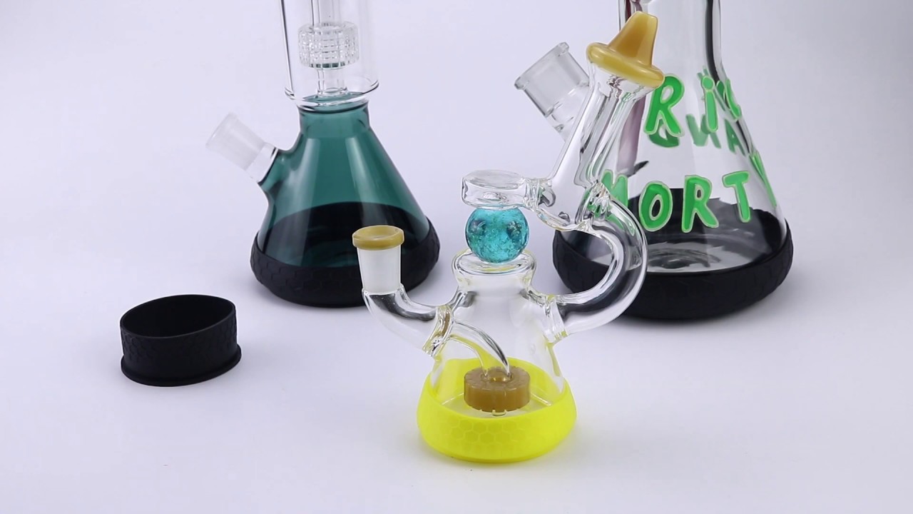 SILICLAB Protective Silicone Band for Glass Bongs Water Pipe or Dab Rig Bubbler