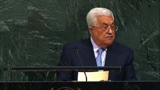 Abbas at UN calls for end to 'apartheid' for Palestinians