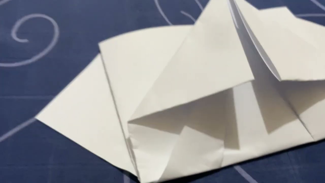 How to make a paper plane  that flaps its wings