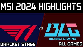 T1 vs BLG Highlights ALL GAMES MSI 2024 Play T1 vs Bilibili Gaming by Onivia