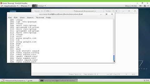 How check history and free space in Linux CentOS 7 Part 10