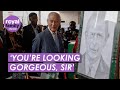 The King Is Amused: Charles Chuckles At Portrait At Tech Showcase in Kenya