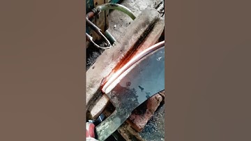 Kitchen knife quneching process #smartwork #goodtools