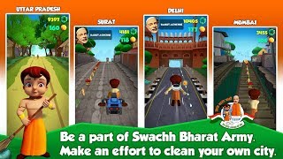 Chhota Bheem Swachh Bharat Run Gameplay ALL LEVELS screenshot 4