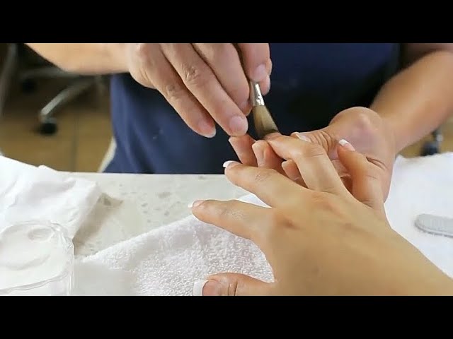 como aplican las uñas acrilicas los chinos aquí en Estados unidos paso a  paso ♥️ - YouTube