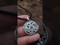 Historical Viking Age Silver Amulet replica, Wolf Fenrir, handmade lost-wax Casting technology