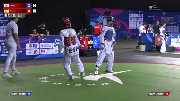 135 Quarter Final Girls  47kg KOR KIM Hyang gi ESP...
