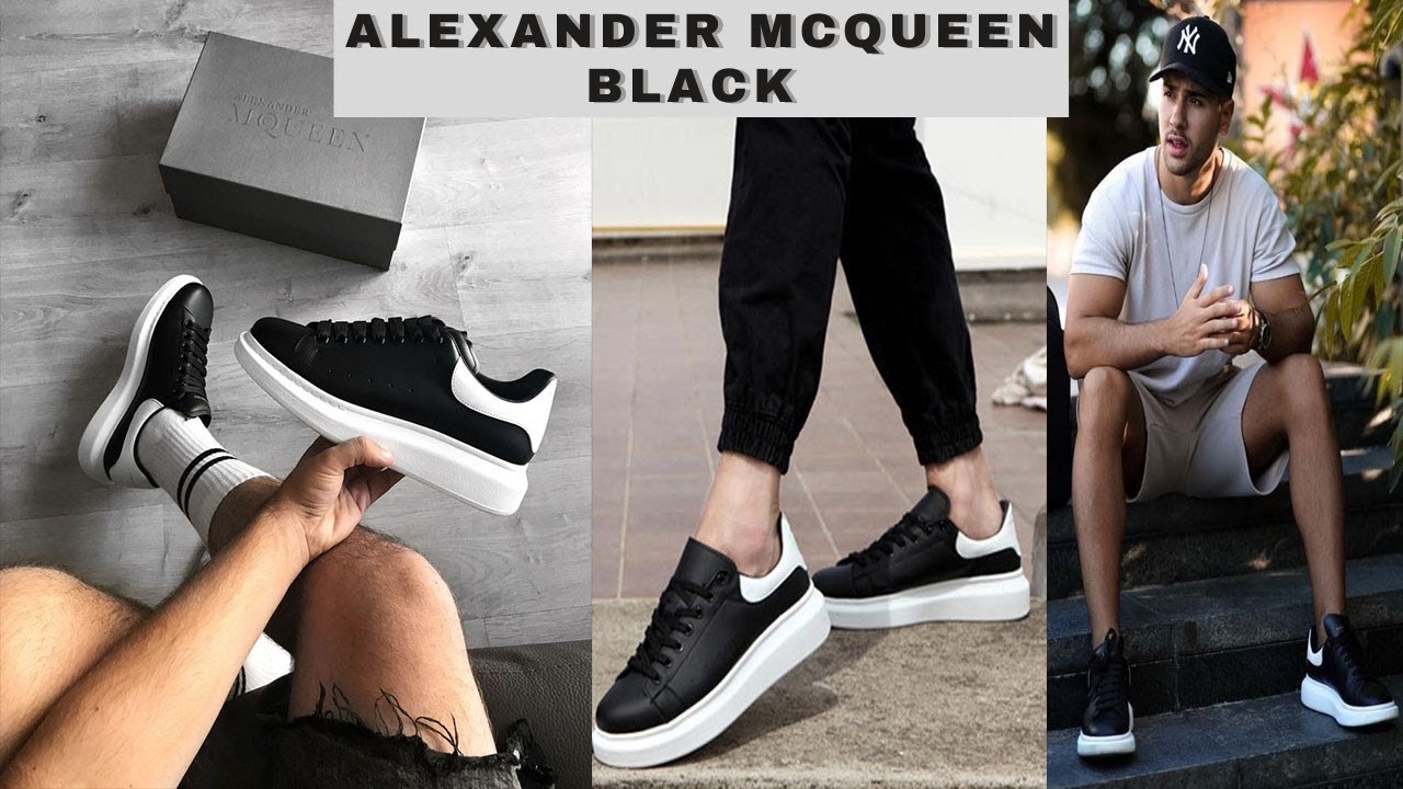 ALEXANDER MCQUEEN BLACK TRAINERS OUTFITS 2021 | How To Style Alexander  McQueen Sneakers - YouTube