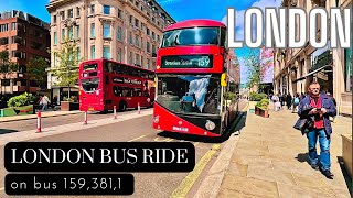 London Bus Odyssey: A Scenic Bus Journey from Oxford Circus to Hampstead Heath via Canada Water