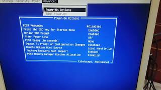 اعدادات البيوس BIOS الصحيحه لتنزيل ويندوز جهاز  hp z 220