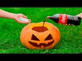 Coca Cola and Mentos in the Halloween Pumpkin | The Best Compilation