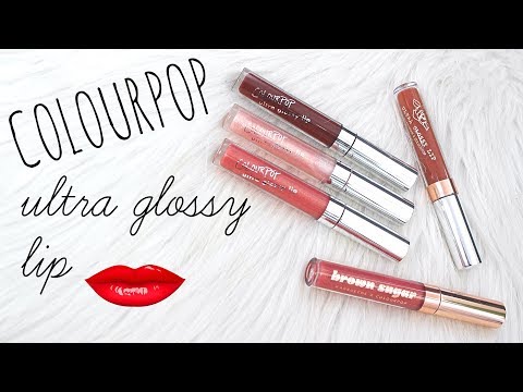 BIYW Review Chapter: #194 COLOURPOP ULTRA GLOSSY LIP SWATCH & REVIEW