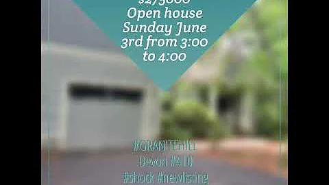 New listing  $275000 Open house Sunday June 3rd fr...