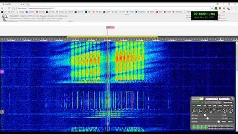 Cuban HM01 hybrid number station at 10345 kHz in AM mode
