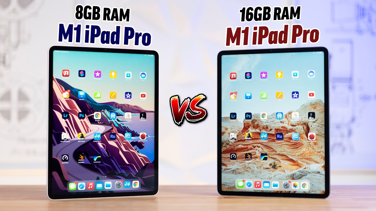 8GB vs 16GB M1 iPad Pro - Multitasking RAM STRESS Test! 