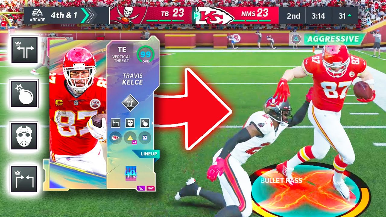 THE GOAT 99 OVERALL TRAVIS KELCE IS A TOUCHDOWN GLITCH - Madden 21 Ultimate Team