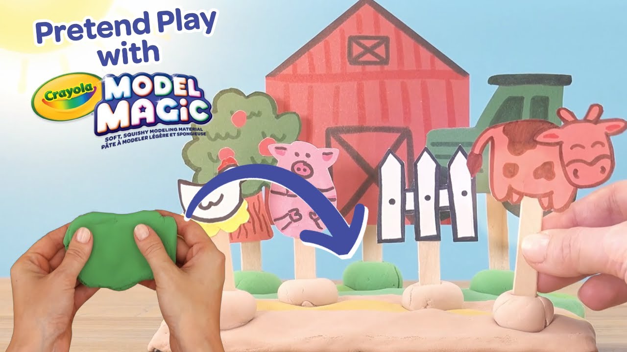  Crayola Model Magic Kids Enjoy Making Fun Finished Art Projects  : Toys & Games
