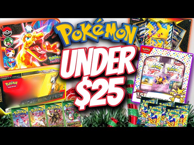 TOP 10 Pokemon Card Products UNDER $25! (2023 Holiday Gift Guide) - YouTube