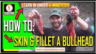 How-To: Skin, Clean & Prepare Bullhead To Eat (Learn In Under 4-Minutes!!!)  Pliers Or Forceps? - Youtube