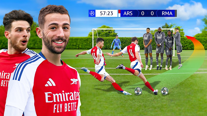 On a REPRODUIT les plus beaux COUPS FRANCS de la Ligue des Champions 2024-2025
