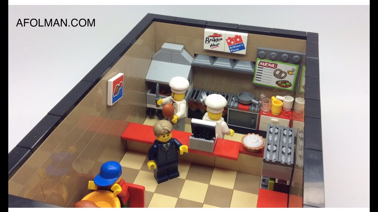 How To Make A Lego Pizza Kitchen How To Make A Lego Pizza Kitchen