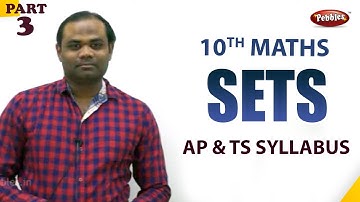 SETS  | CHAPTER-2 | Unit-1 | 10 th Mathematics  | AP & TS Syllabus | PART-3