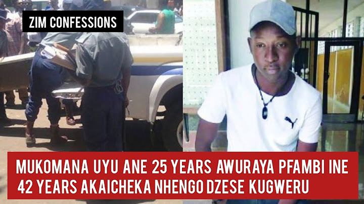 Mukomana Uyu Ane 25 Years Awuraya Pfambi Ine 42 Years Akaicheka Nhengo Dzese
