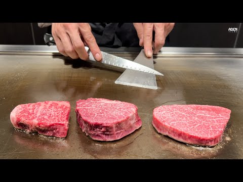 Видео: Ужин за 420 долларов в Токио — говядина Кобе против говядины Мацусака против Куроге Вагью