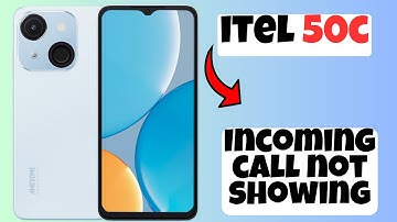 Incoming call not showing problem itel 50c || Incoming call not working properly