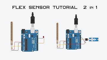 Flex Sensor - | Interfacing Flex sensor With Arduino and control Servo Motor and LED.
