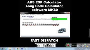 ABS ESP Calculator Long Code Calculator software rooven1