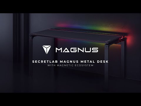 Secretlab Reveals Metal RGB Desk With Built-In Cable Management