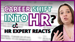 How to Start a Career in HR? HR Expert Reacts to workplace boundaries and career shifting into HR