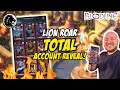 Lion roar total account reveal  roster guardian stone districts  bloodline heroes of lithas