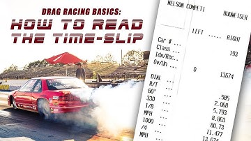 Beginners Drag Racing Tips (Part 2): How to Read Your Time Slip from the Drag Strip
